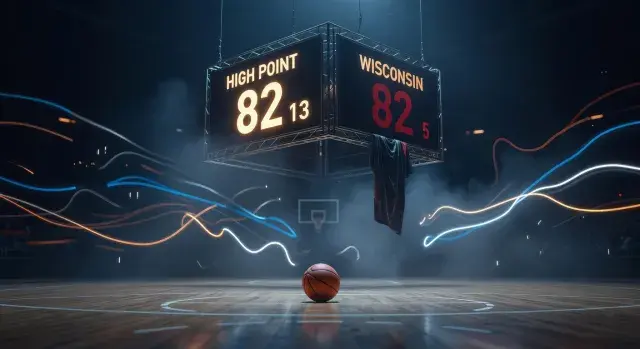 No. 12 High Point upsets No. 5 Wisconsin 83-82 in NCAA men's basketball first-round game