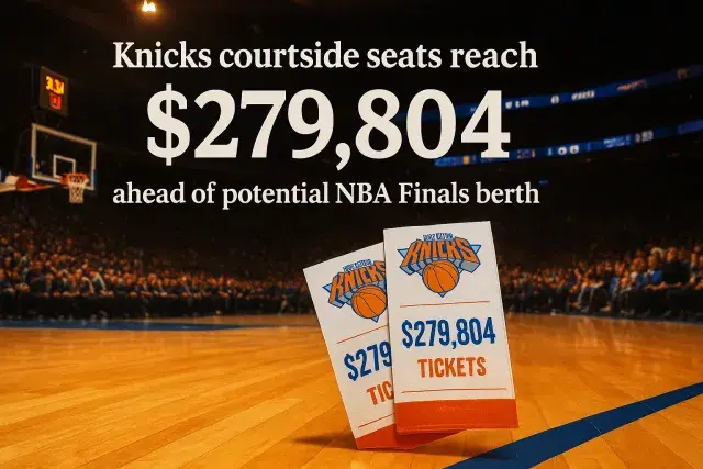 Knicks courtside seats reach $279,804 ahead of potential NBA Finals berth