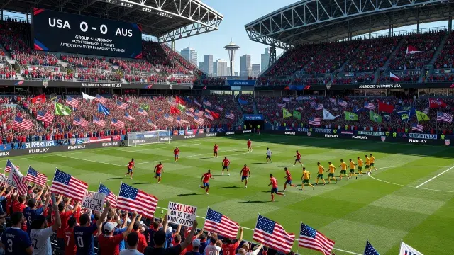 USA and Australia Meet in Seattle With World Cup Group Progression on the Line