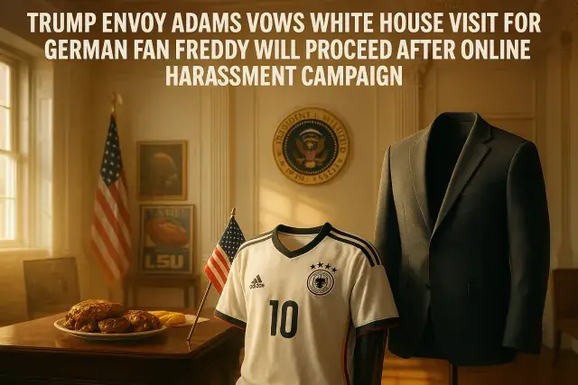 Trump Envoy Adams Vows White House Visit for German Fan Freddy Will Proceed After Online Harassment Campaign
