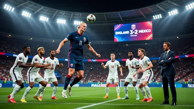 England Face Haaland Test in World Cup Semi-Final After Mexico Thriller