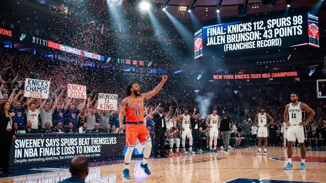 Sweeney Says Spurs Beat Themselves in NBA Finals Loss to Knicks