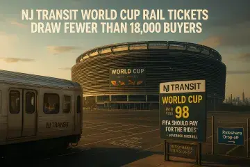 NJ Transit World Cup Rail Tickets Draw Fewer Than 18,000 Buyers