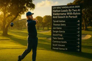 Hatton Leads By Two At Valderrama With Rahm And Gooch In Pursuit