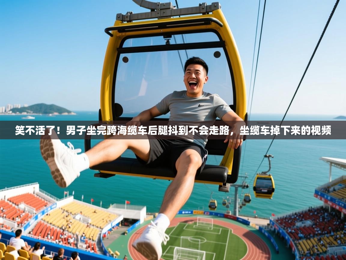 2025开云体育入口平台笑不活了！男子坐完跨海缆车后腿抖到不会走路，坐缆车掉下来的视频